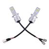 Pair 80W H3 Car Headlight 3570 2SMD LED Bulb Head Lamp 4000LM LED Chips Fog Bulb 6000K White Blue Yellow DC12V 24V