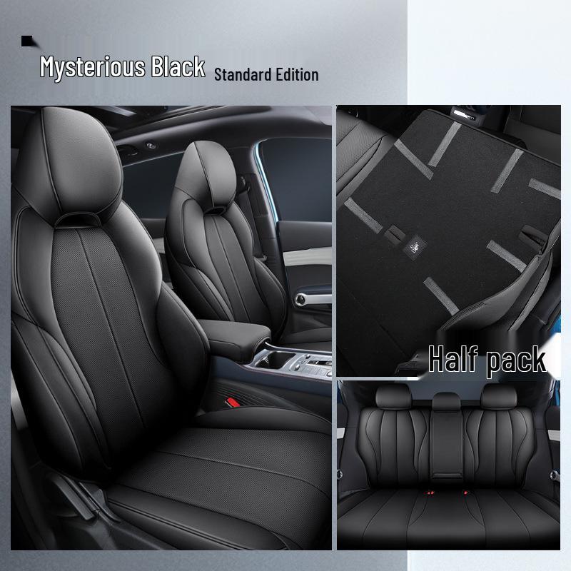 LTCS Car Seat Cushion: Sports Leather Cover for BYD Yuan PLUS, All-Season