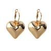 2025 Elegant 3D Peach Heart Earrings: Versatile, High-End Design for Women