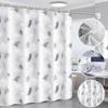 Waterproof Shower Curtain Mildew Proof Durable Shower Curtain With Hooks  Modern Printed Bathtub Curtains Bathroom Accessories