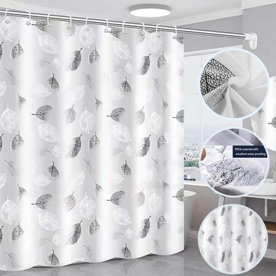 Tenda da Doccia Impermeabile Antimuschio Durevole con Ganci Moderne Tende da Vasca Accessori per il Bagno