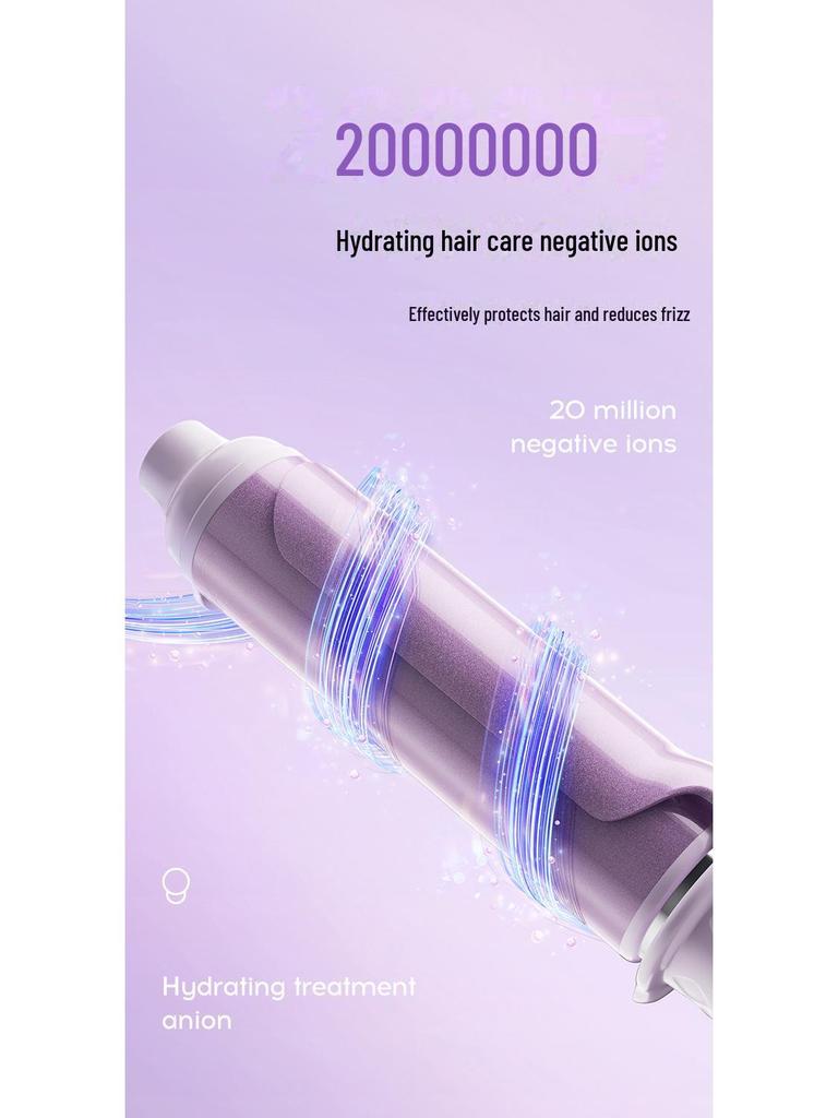 40mm Large Curling Iron with Negative Ion for Long-Lasting Waves