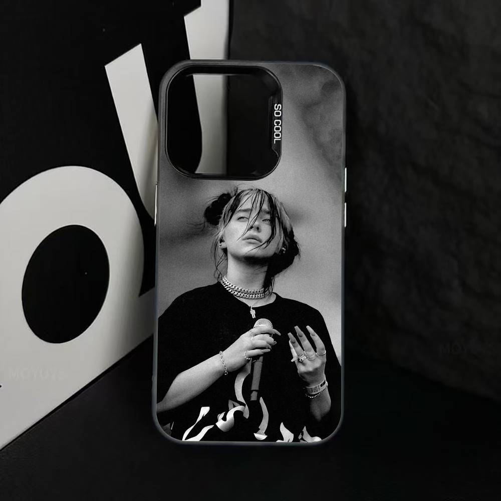 H-Счастливее, чем когда-либо, Чехол для телефона для iPhone 17,16,15,14,13,12,11 Plus,Pro Max,XS, Цветной Серебристый Черный Чехол iPhone17
