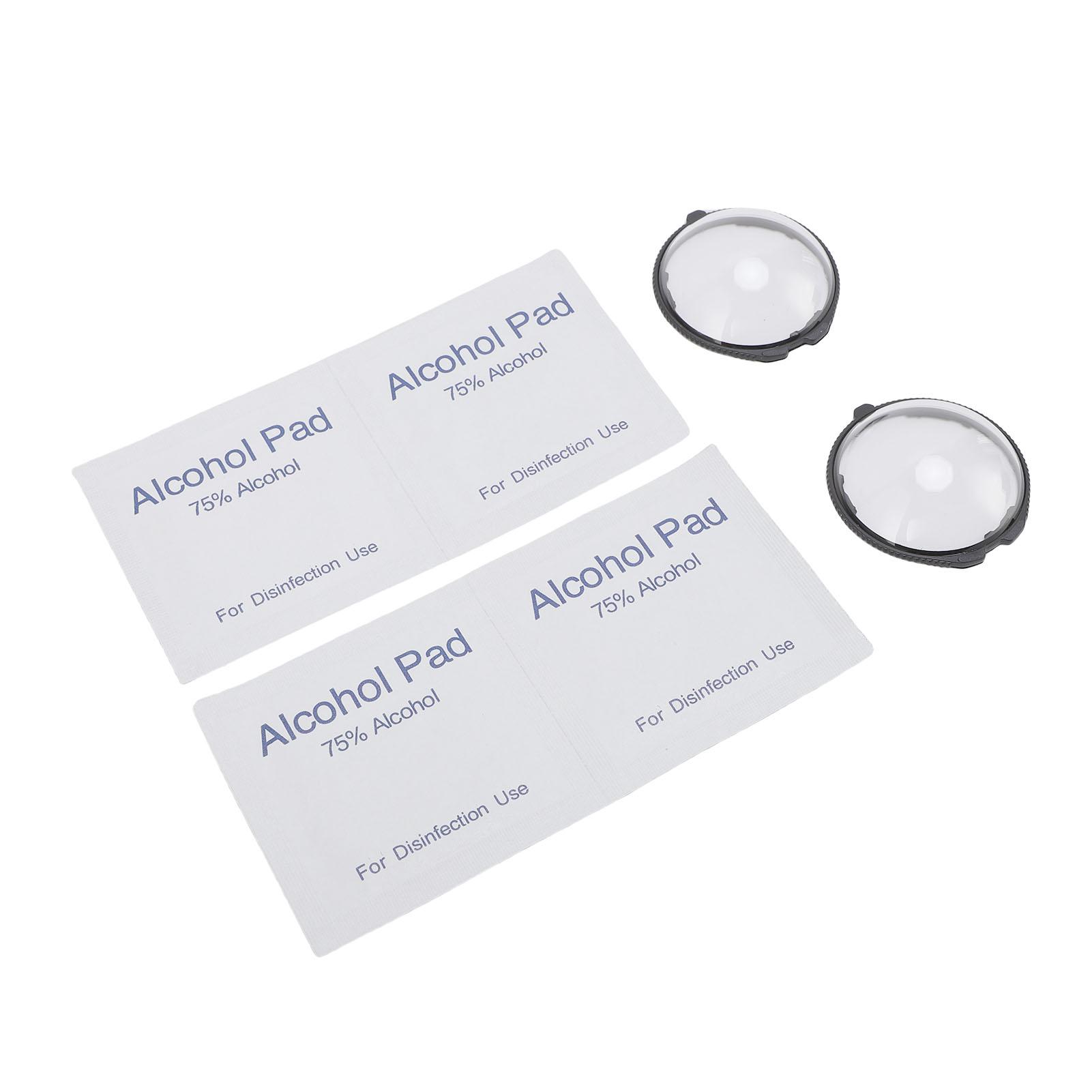 

2 Pcs Lens Guard Suitable for Insta360 X5 Action Camera 9H Hardness High Transparency Panoramic Lens Protector