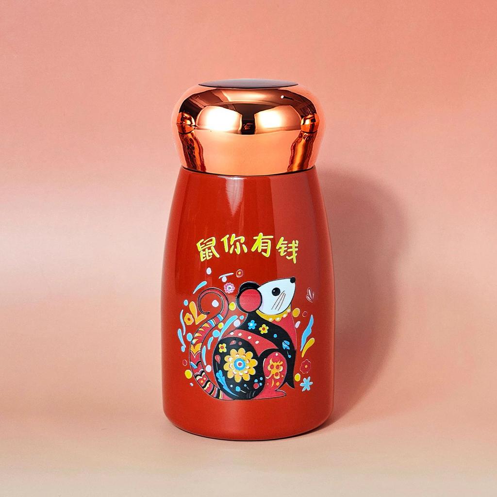 Mini-Pilzbecher Winter Neu Mädchen Hochwertiger Wasserbecher Student Tragbar Klein Süß Thermosbecher
