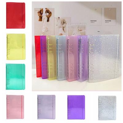 Waterproof Handbook Cover Creative Photo Card Holder Colored Binder Cover  Stationery Supplies