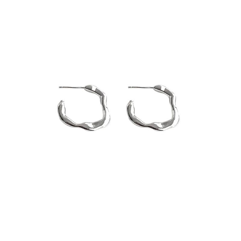 Rugged Boundary Stud Earrings Niche Design Premium Earrings Women's Circle Earrings Circle Cold Wind Earrings