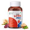 Fytika Vita 365-30 Tablets (Pack of 1) | Multivitamin For Men and Women | With Ashwagandha, Ginseng, Probiotics & Prebiotics and Biotin| Enhance