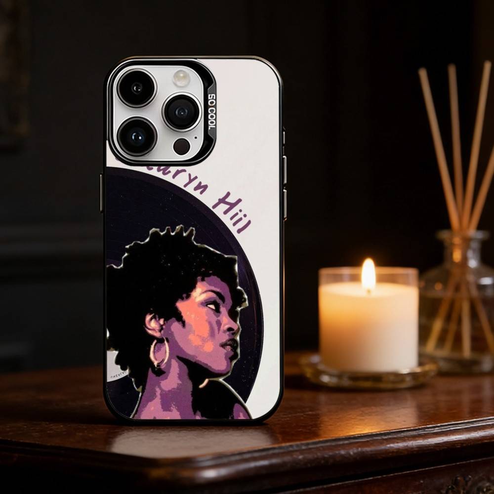 Singer L-Lauryn Hill Phone Case Color Silver Shell For IPhone 17 16 15 14 13 12 11 Pro Max Plus