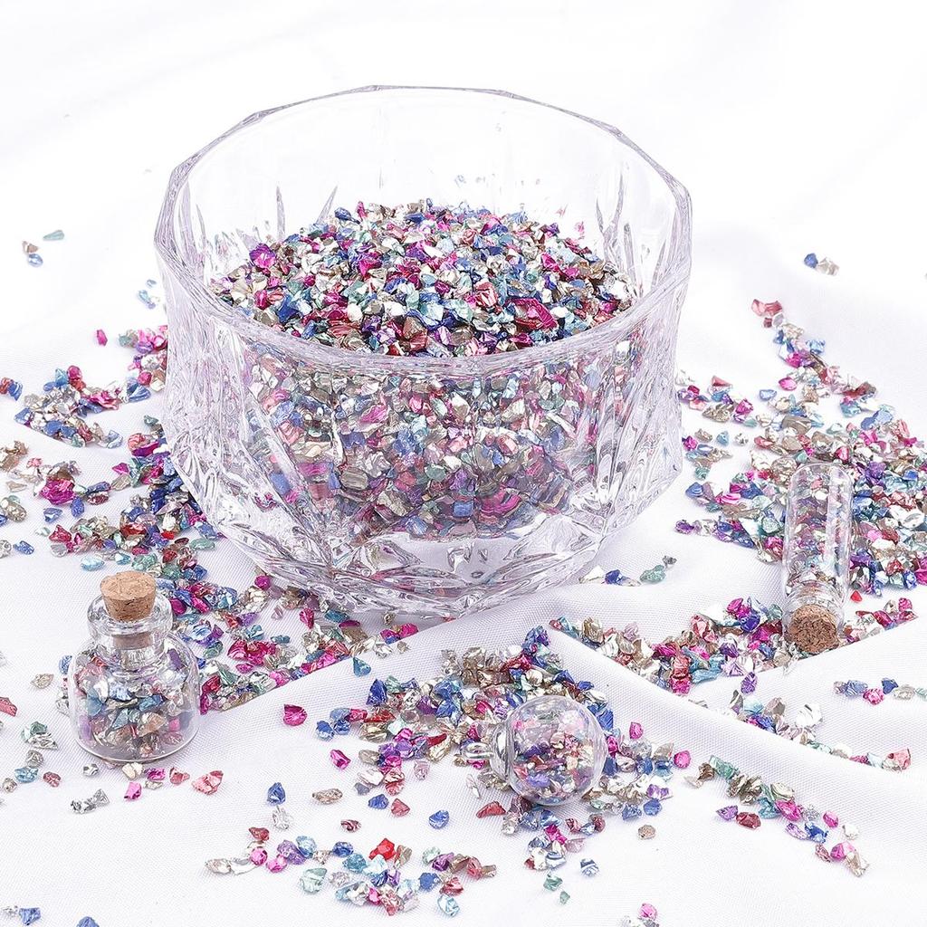 Pick Color 25g Glass Gravel For Jewelry Making DIY Charm Decoration