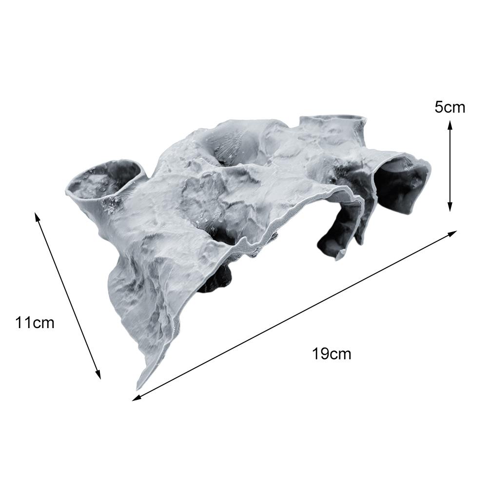 Natural Tunnel Decorations 3D Printed Caves Fish Tank Accessories Fish Hideout Aquarium Decor Aquatic Pet Supplies