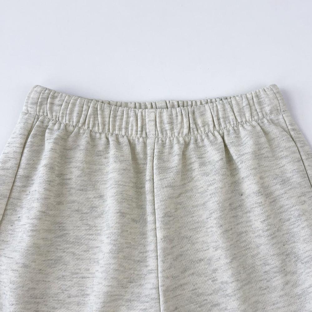 Bear Leader Autumn Girls' Set Grey Long Sleeve Letter Embroidered Top+Solid Color Pants Two Piece Set 3-7 Year Old Children's Casual Wear TZ218