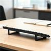 1 Pair Portable Keyboard Elevated Stand Raised Keyboard Angle Plastic Computer Keyboard Riser Accessories Monitor Holder