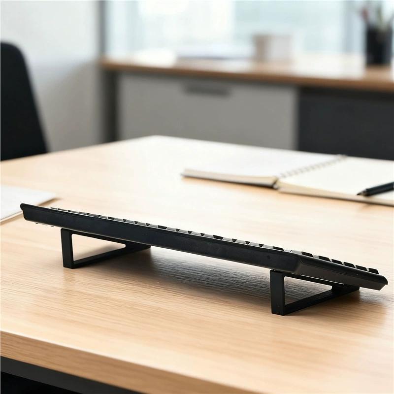 1 Pair Portable Keyboard Elevated Stand Raised Keyboard Angle Plastic Computer Keyboard Riser Accessories Monitor Holder