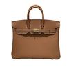 Goldene Schnalle Silberne Schicht Rindsleder Togo-Leder Platin Tasche (togo-2530BK)