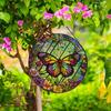 Colorful Glass Wall Hanging Ornament - Artistic Window Decoration