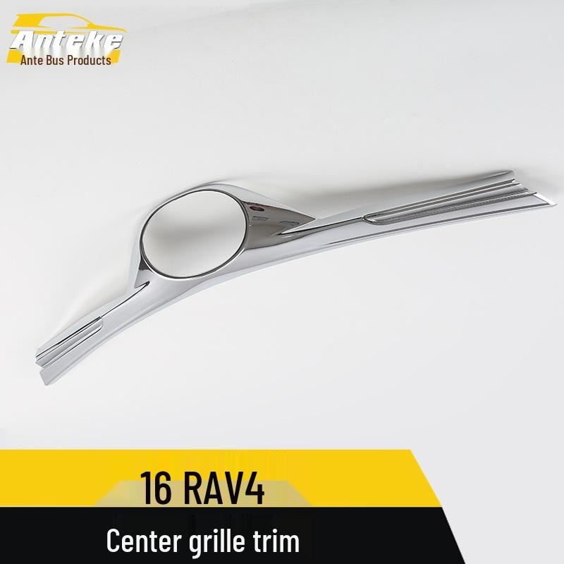 16 RAV4 Grille Emblem Decoration: Electroplated Front Hood Sticker for Car