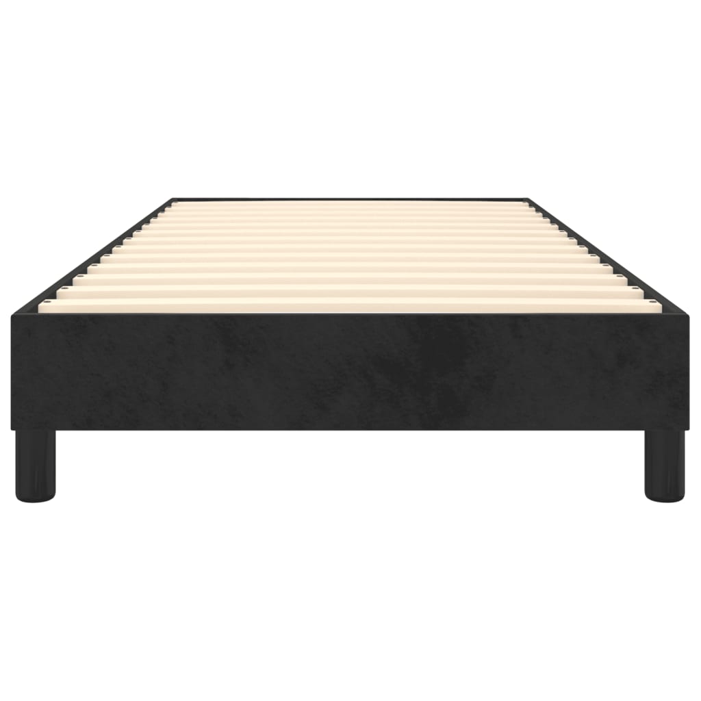 Vidaxl Struttura Letto Senza Materasso, Nera, 100X200 Cm, Velluto