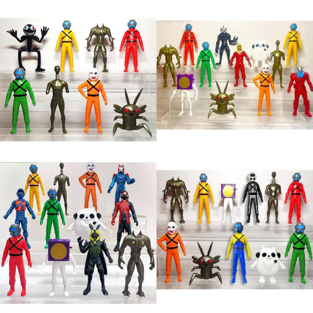 Deadly Company Game Handheld Figure Collection Pvc Material Various Colors 2.5-4.5 Inches