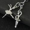 Double Theme Dance Headphone Keychain Artistic Alloy Accessory Compact Design Ballet Bag Charm Keyholder For Enthusiasts