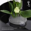 Transparent Plastic Kenzan Flower Holder for Zen Ikebana and Ohara School Arrangements