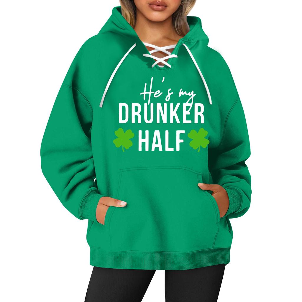 Dame Casual Mote Print Langermet Rund Hals Pullover Topp Bluse