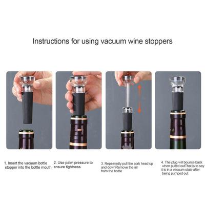 Manual Wine Opener Set 4pcs Manual Waiter Wine Opener Set Wing Shape Metal Zinc Alloy Opener Includes Wine Stopper For Party