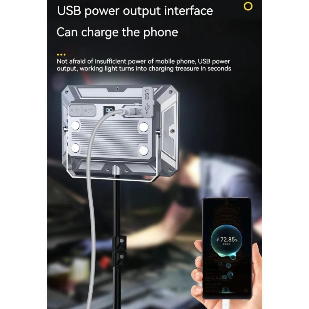 Tragbares LED Campingzeltlicht Wiederaufladbarer Suchscheinwerfer Hohe Leistung Outdoor Notbeleuchtung Wasserdicht Hängende Nachtlampe