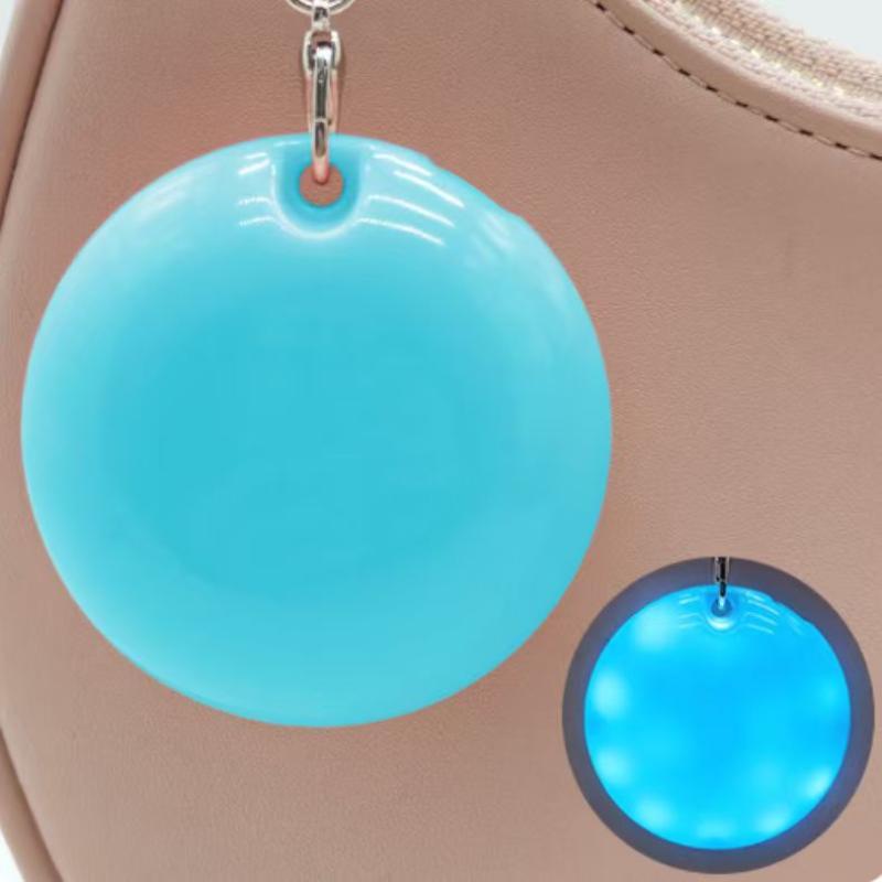 Heart Shaped LED Night Light Keychain USB Rechargeable Easy Carry Soft Glow Portable Lamp for Backpack Night Outings