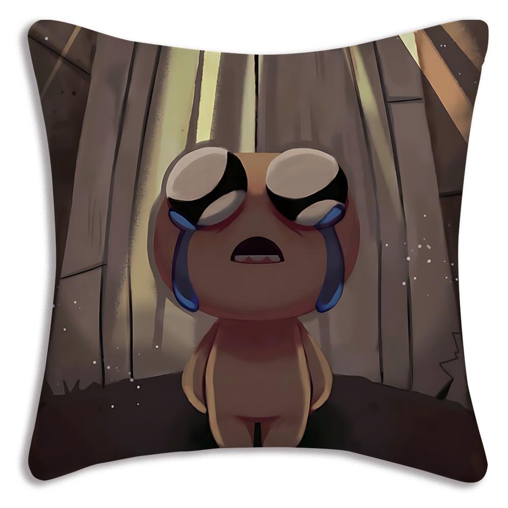 Cartoon The B-Bindings Of Isaac Pillow Covers Cartoon Sofa Decorative Home Double-sided Printing Short Plush Cute Cushion Cover