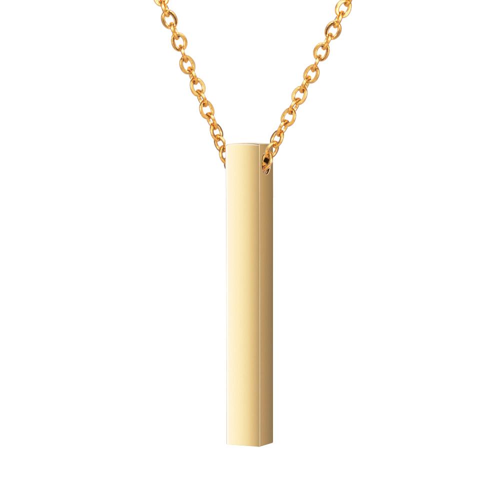 Personnalisé Bracelet for Women Custom Necklace Bar Engraved Text Mantra Bangle Cuff Stainless Steel Jewelry for Women Gift