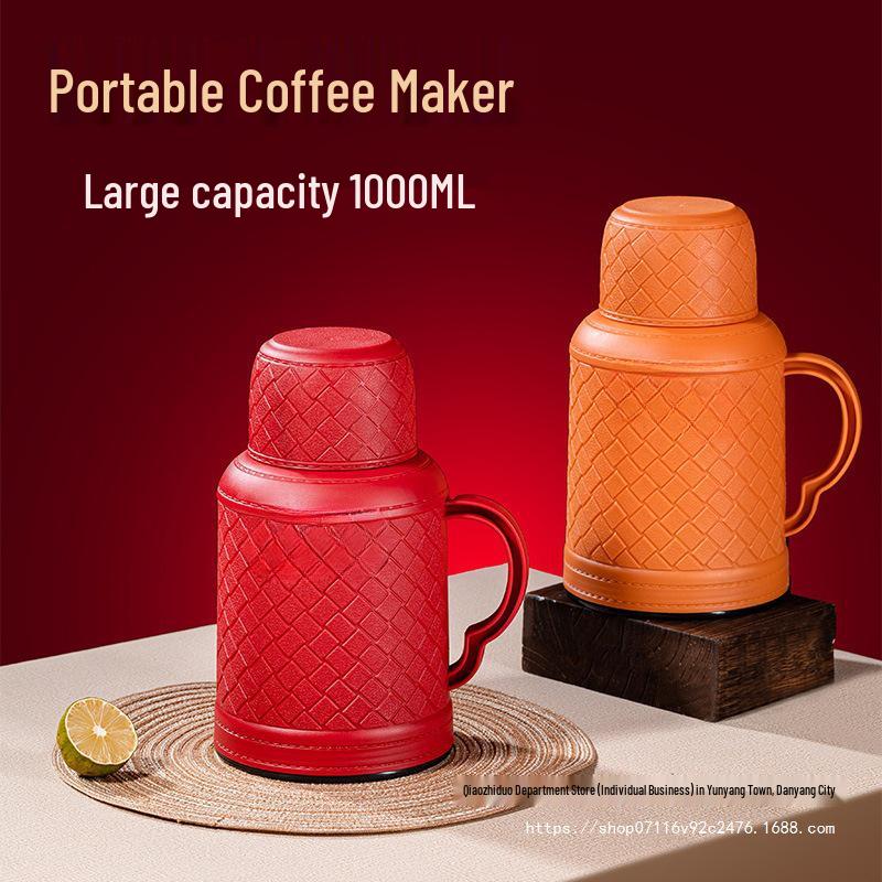 

Большая портативная термокружка со стеклянной колбой - Идеально для мамы, студентов или любителей чая Transparent Raindrop Pattern Small Set of 6