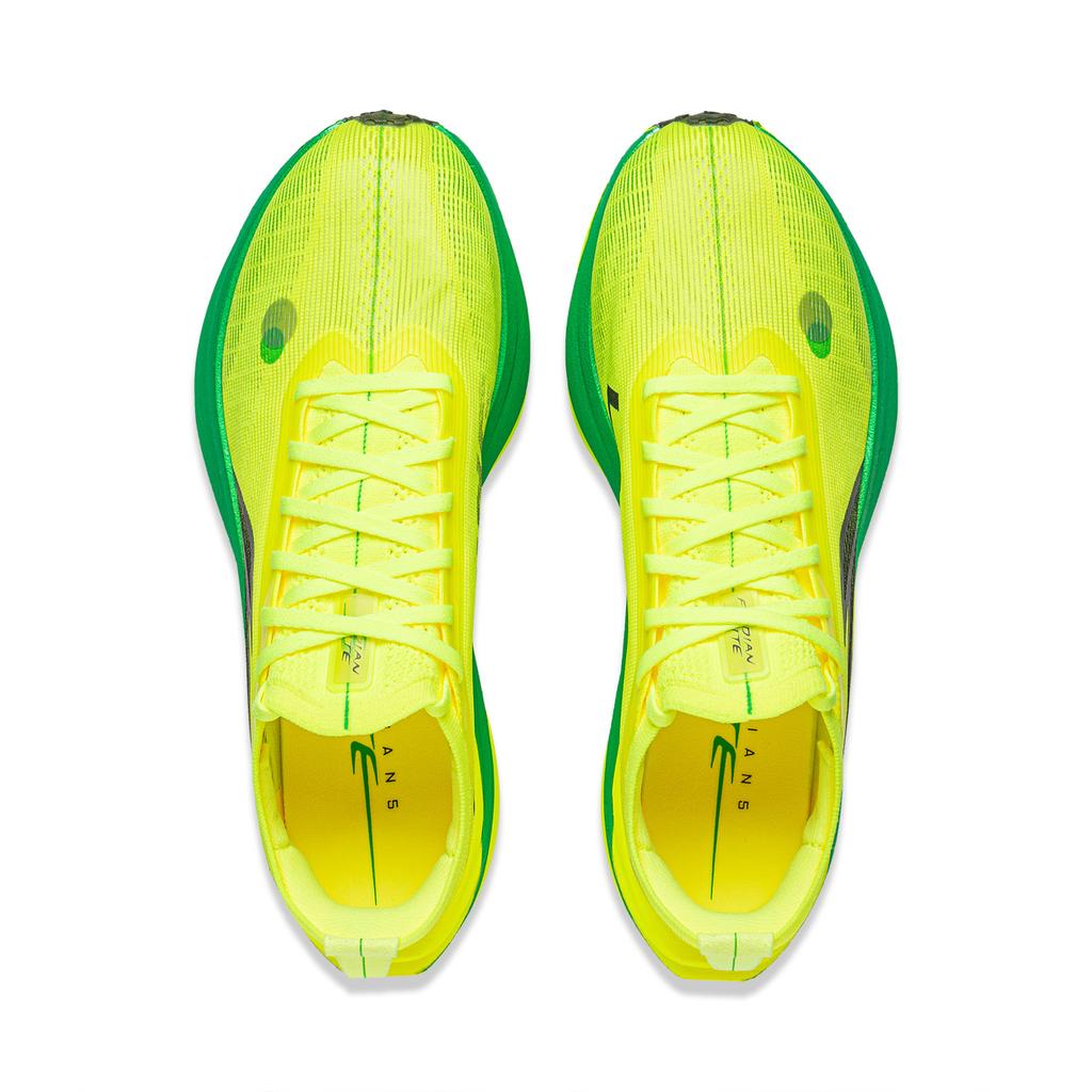 Li Ning Feidian 5 Elite Ultra Light Technology Mesh Upper Professional Speed Training Cushioning Running Shoes Unisex Running Shoes Yellow ARMV003-15