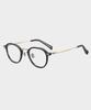 Lingkeonpeuleim Nm-143 Pure Titanium Eyeglass Frame Black