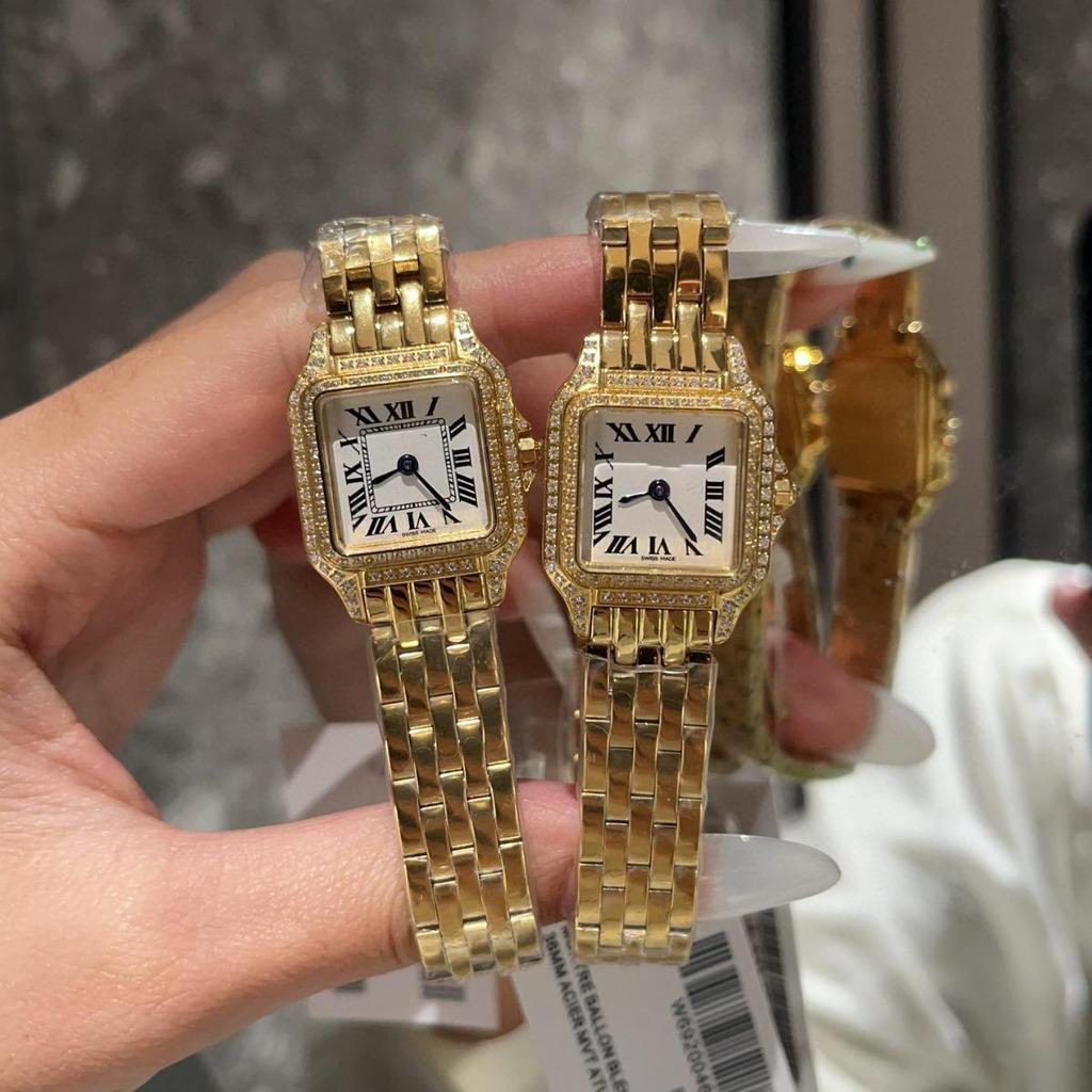 Korean Vintage Leopard Santos Quartz Women's Watch