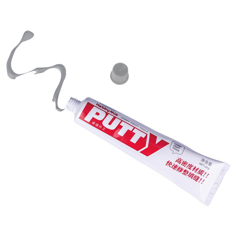 Meow Artisan Model Repair Putty - High-Density Gap Filler for Gundam, Military Models, and Figures In Black, White, Grey.