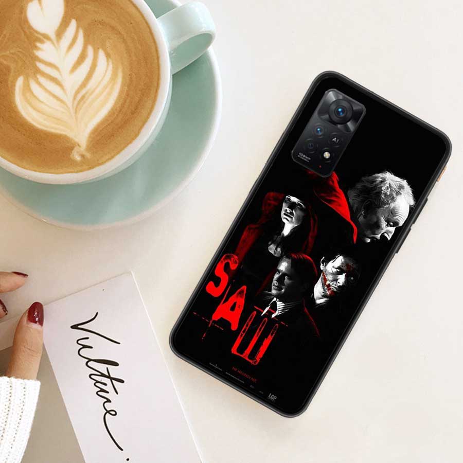 

Saw Jigsaw Killer Hhorror Phone Case For Xiaomi Redmi Note 12 Plus 12S 11 11T Pro 5G 11E 11S 4G 10 10S 9 9S 9T 8 8T 7 6 5 Cover Redmi Note 12S