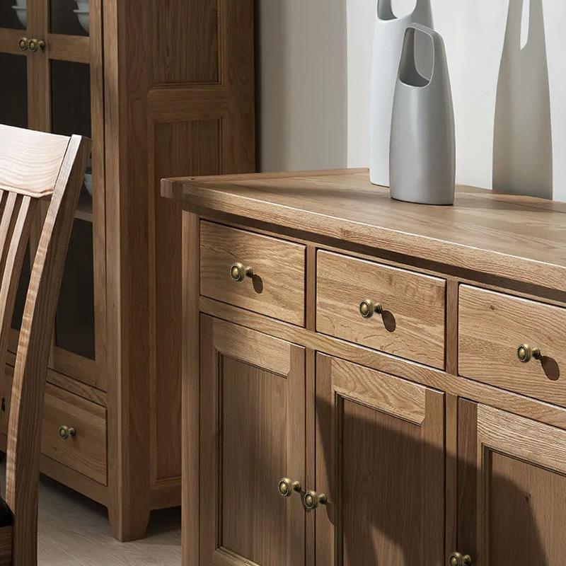 Bronze Color Brass Handle Retro Style Durable Antibacterial for Cabinet Door Drawer Handle Home Decoration