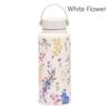 1L Capacity Stainless Steel Vacuum Cup Stainless Steel Material Printed Design Portable Sports Kettle Large Capacity