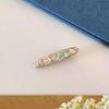 High-End Oval Acetate Hair Clip for Flyaways and Bangs