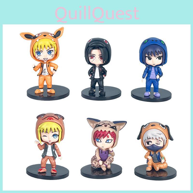 Naruto Pvc Miniature Figures With Anime Characters For Gift And Collection
