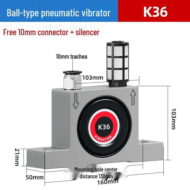 Pneumatic Oscillator GT Series: GT-08/10/13/16/25/32/48 Air Turbine Vibrator Hammer K.