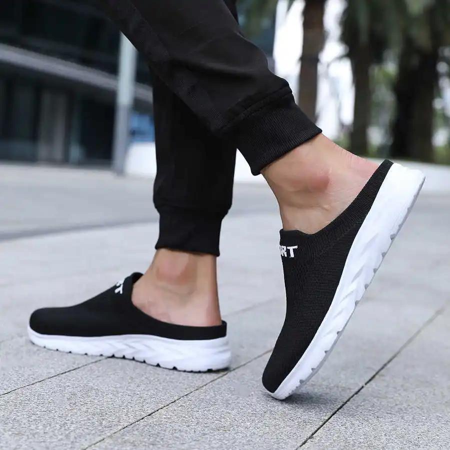 Fashion Autumn-spring Half Sneakers Brand Man Woven Man White Shoes Runings Men Sports Universal Brands Zapato Wholesale Tenise Fat