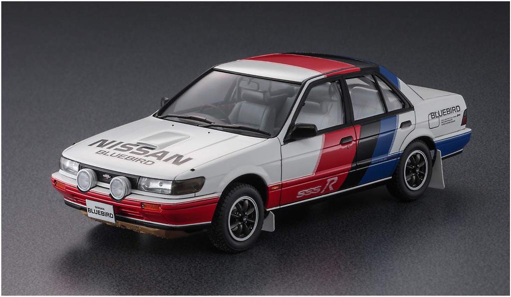 Hasegawa Historic Car Series Nissan Bluebird Sedan tidlig plastmodell HC35 1/24 4-dørs SSS-R (U12 Type)