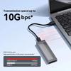 Lexar M.2 NVMe SSD Gehäuse 10Gbps USB 3.2 Gen 2 Typ-C Externes Festplattengehäuse SSD-Leser, Mobile Solid State Disk Box, Unterstützt NVMe SSD bis zu 4TB