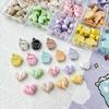 Accesorii Brățară & Colier cu Mărgele Perlate în Culori de Macaron în Formă de Inimă