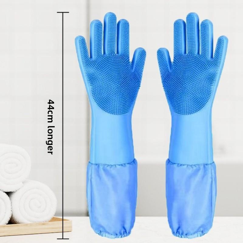 

Dog Cat Bathing Cleaning Glove Pet Grooming Cleaning Gloves Soft Silicone Dog Shower Hair Removal Glove синій