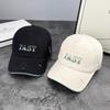 Letter Embroidery Tattered Jeans Sun Hat Cotton Peaked Cap Simple American Retro  Baseball Cap  Men
