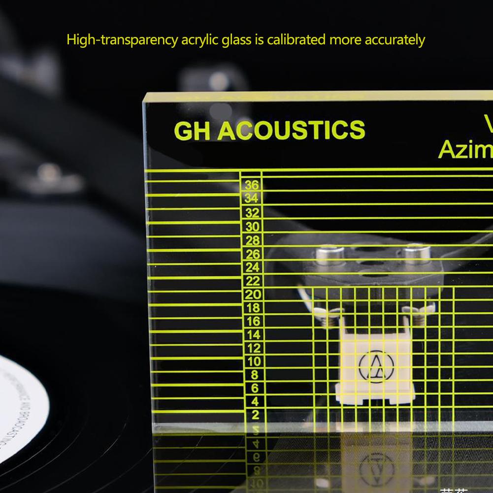 Cartuș Pick-up Braț de Ton VTA Echilibru Măsurare Azimut Orizontal Ajustare Riglă Instrument Pentru Pick-up Vinil LP Fonograf