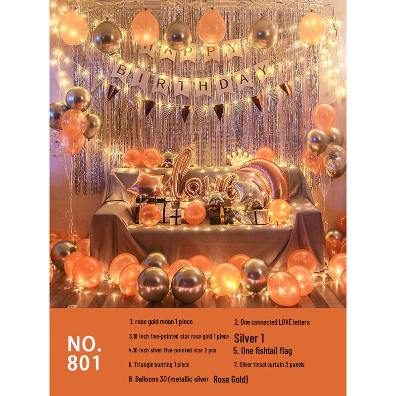 Changbaosen Birthday Party Decoration Set